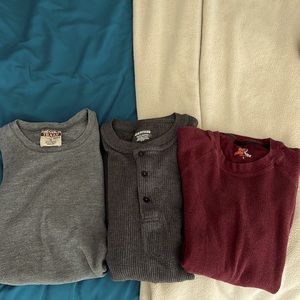 3 Men’s Winter Undershirts Size M